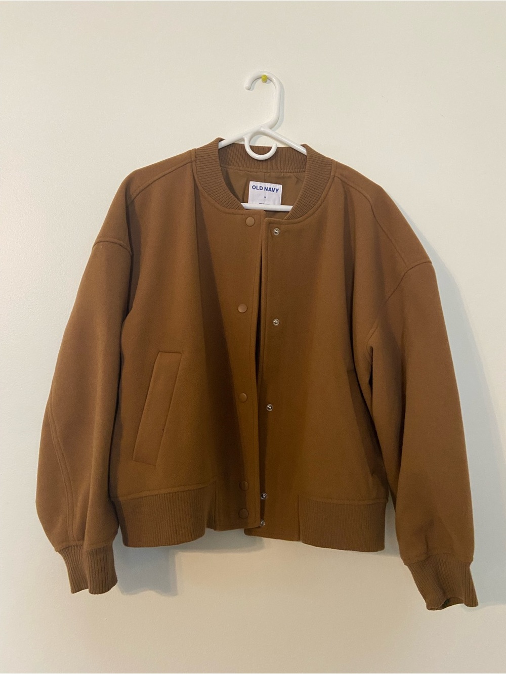 Old Navy Women's Caramel Brown Bomber Jacket